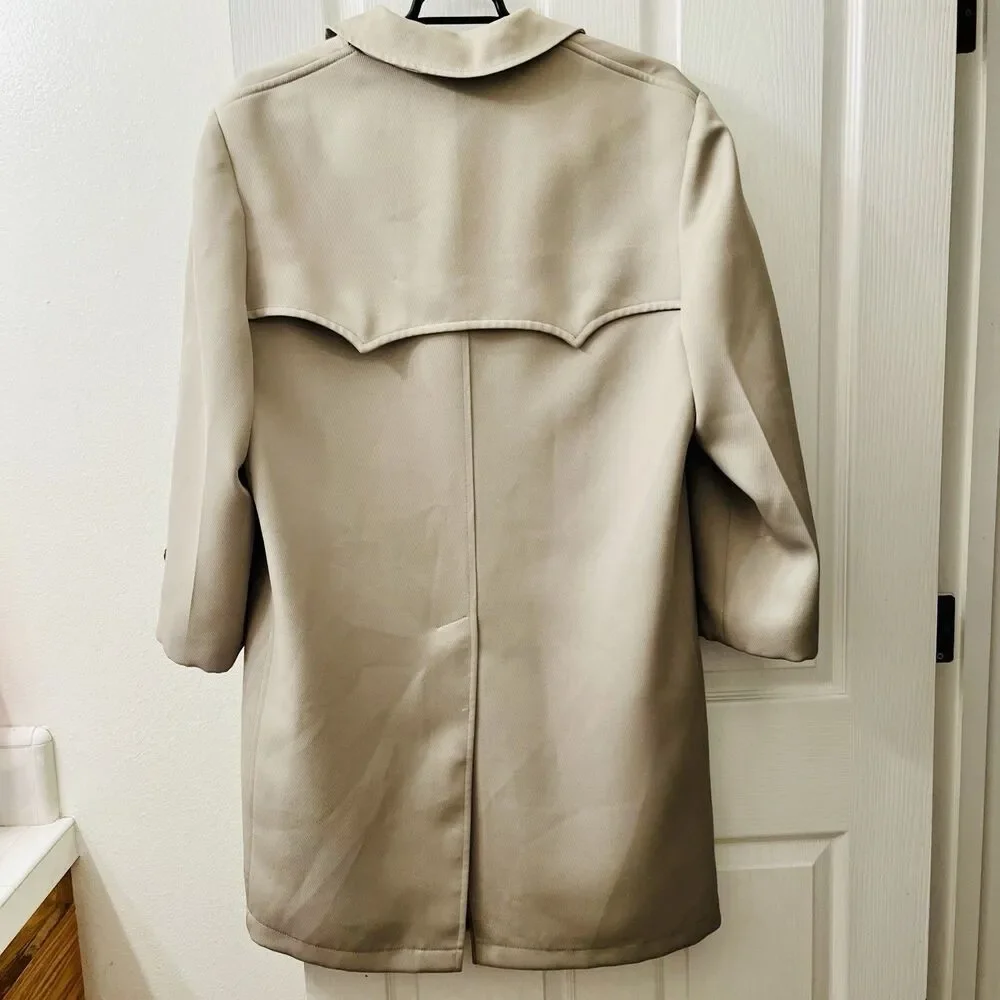 Vtg Sterlingwear of Boston Men's 44 70s Lined Coat Western Union Made USA Jacket - Picture 3 of 16